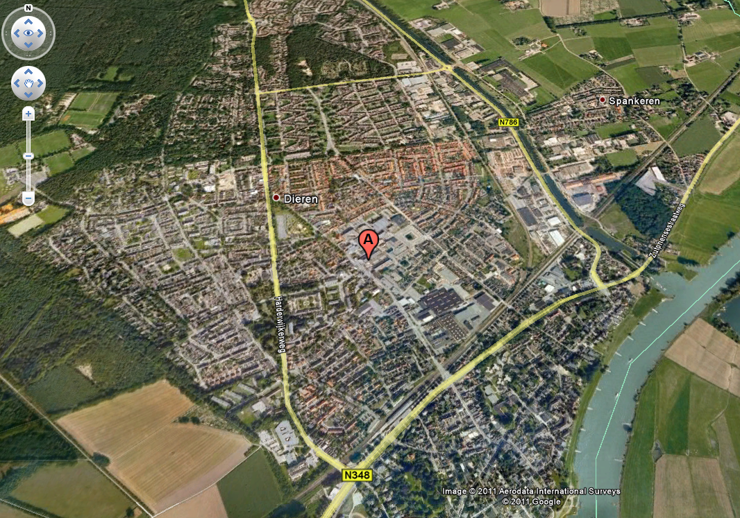 Google Earth positie